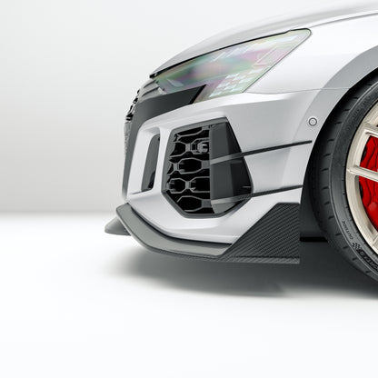 Carbon Fiber Front Bumper Canards for Audi RS3 8Y Sportback 2021-2023