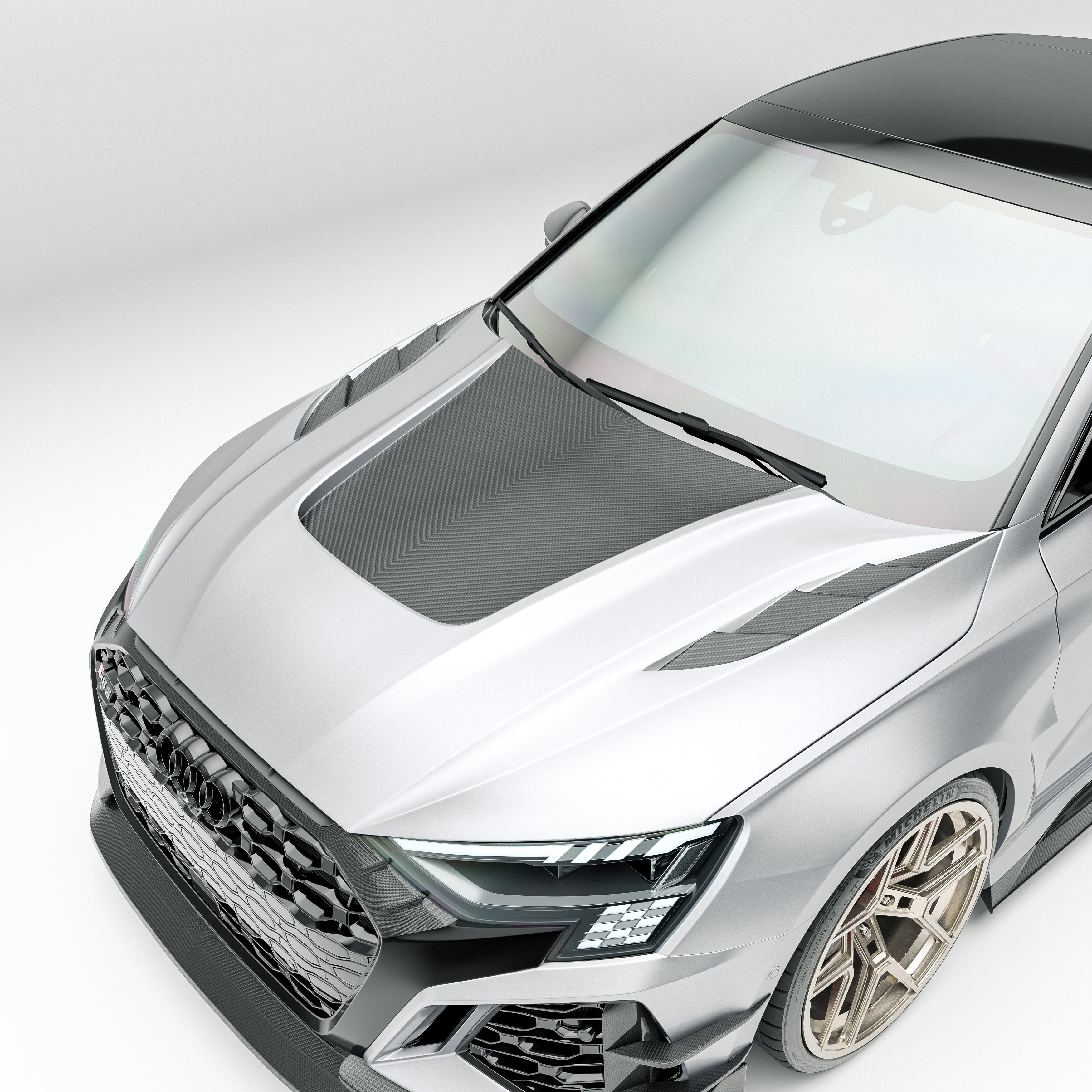 Carbon Fiber Hood for Audi RS3 8Y Sportback 2021-2023