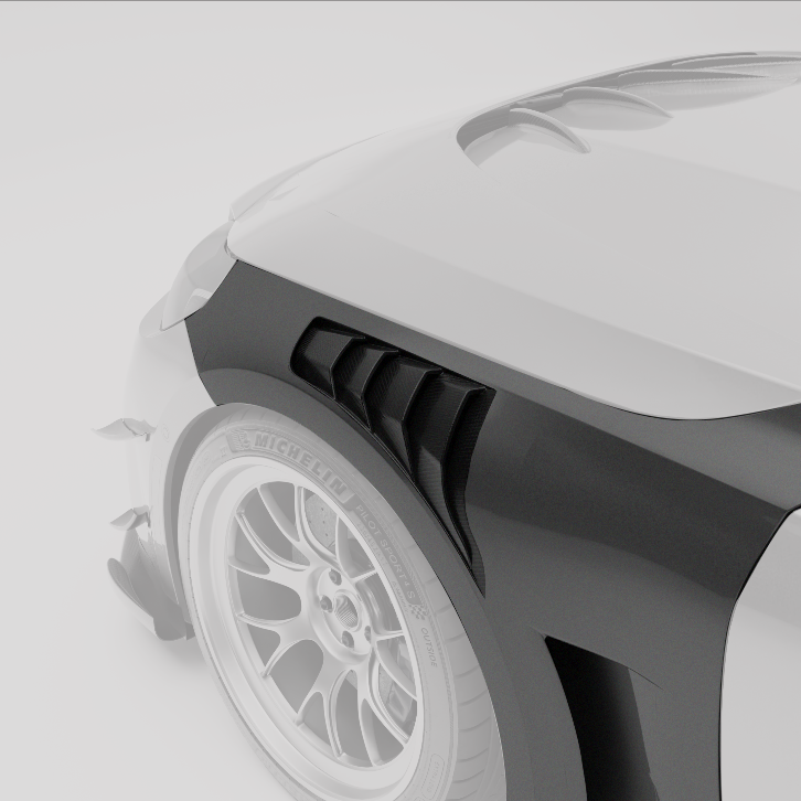 Carbon Fiber Side Fenders for BMW G87 M2