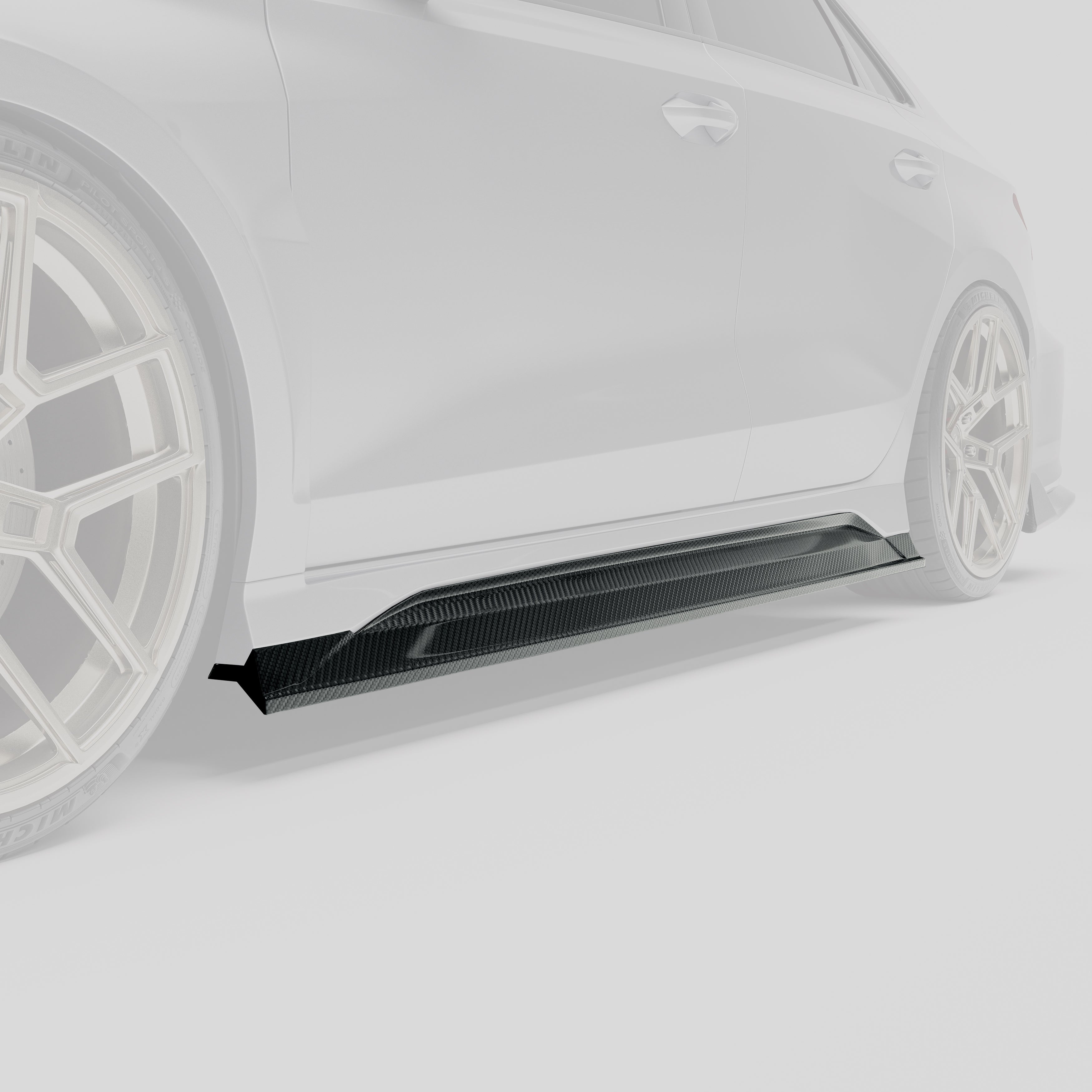 Carbon Fiber Side Skirts for Audi RS3 8Y Sportback 2021-2023