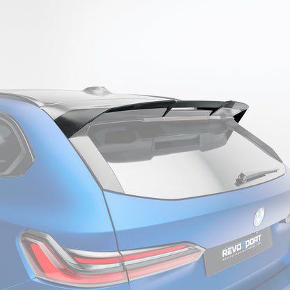 2025 BMW G99 M5 wagon revozport dry carbon spoiler