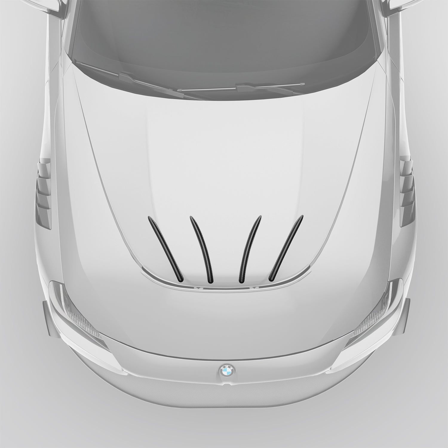 Carbon Fiber Hood Fins for BMW G87 M2