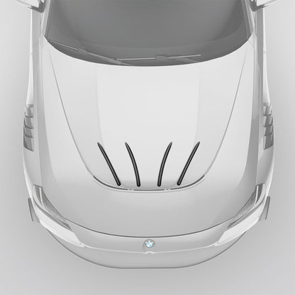 Carbon Fiber Hood Fins for BMW G87 M2