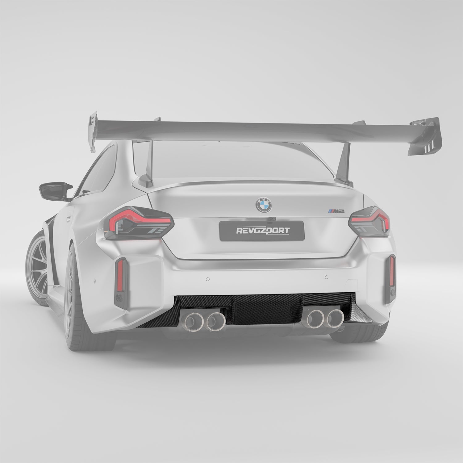 Carbon Fiber Rear Diffuser for BMW G87 M2