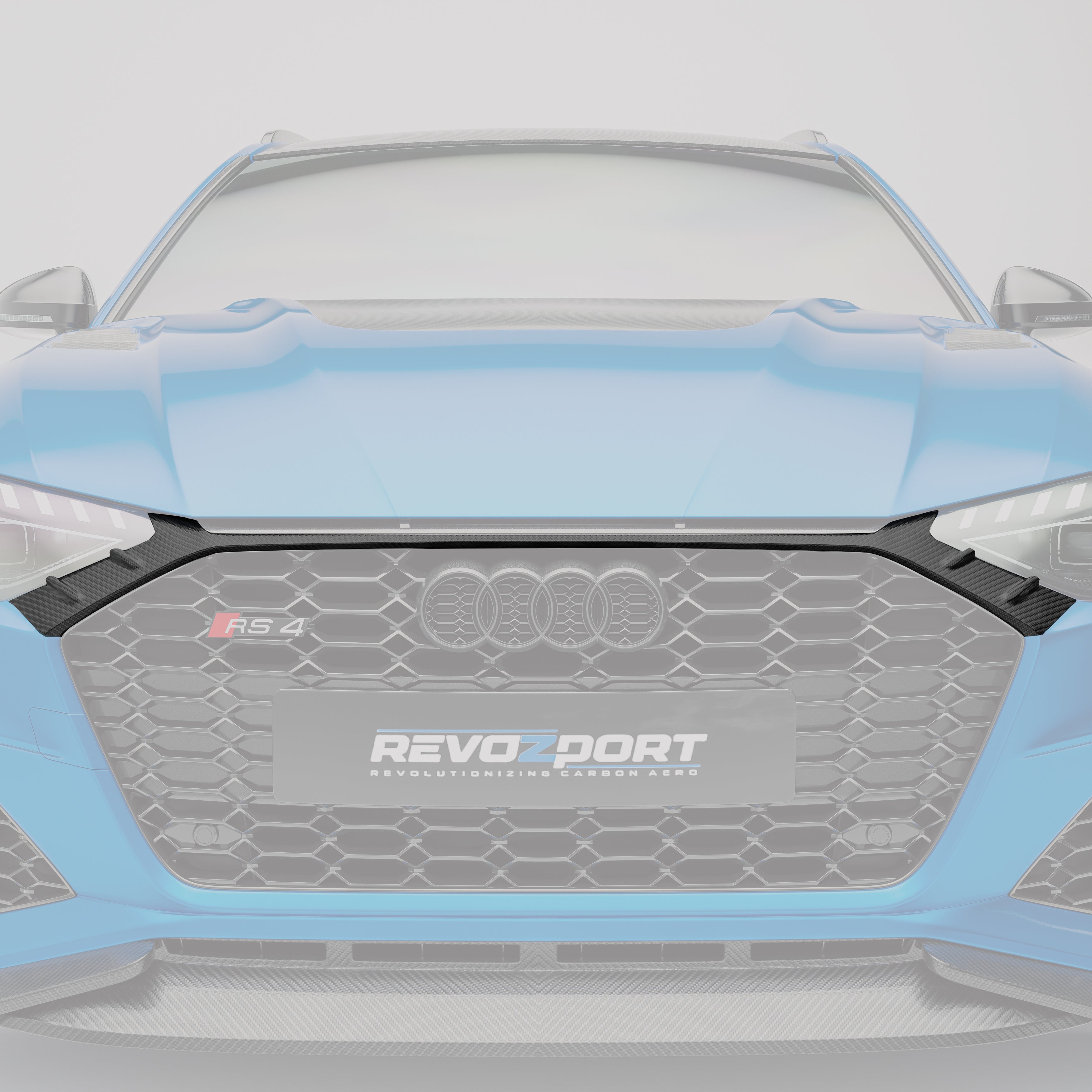 Carbon Fiber Front Grill for Audi RS4 B9.5 Avant