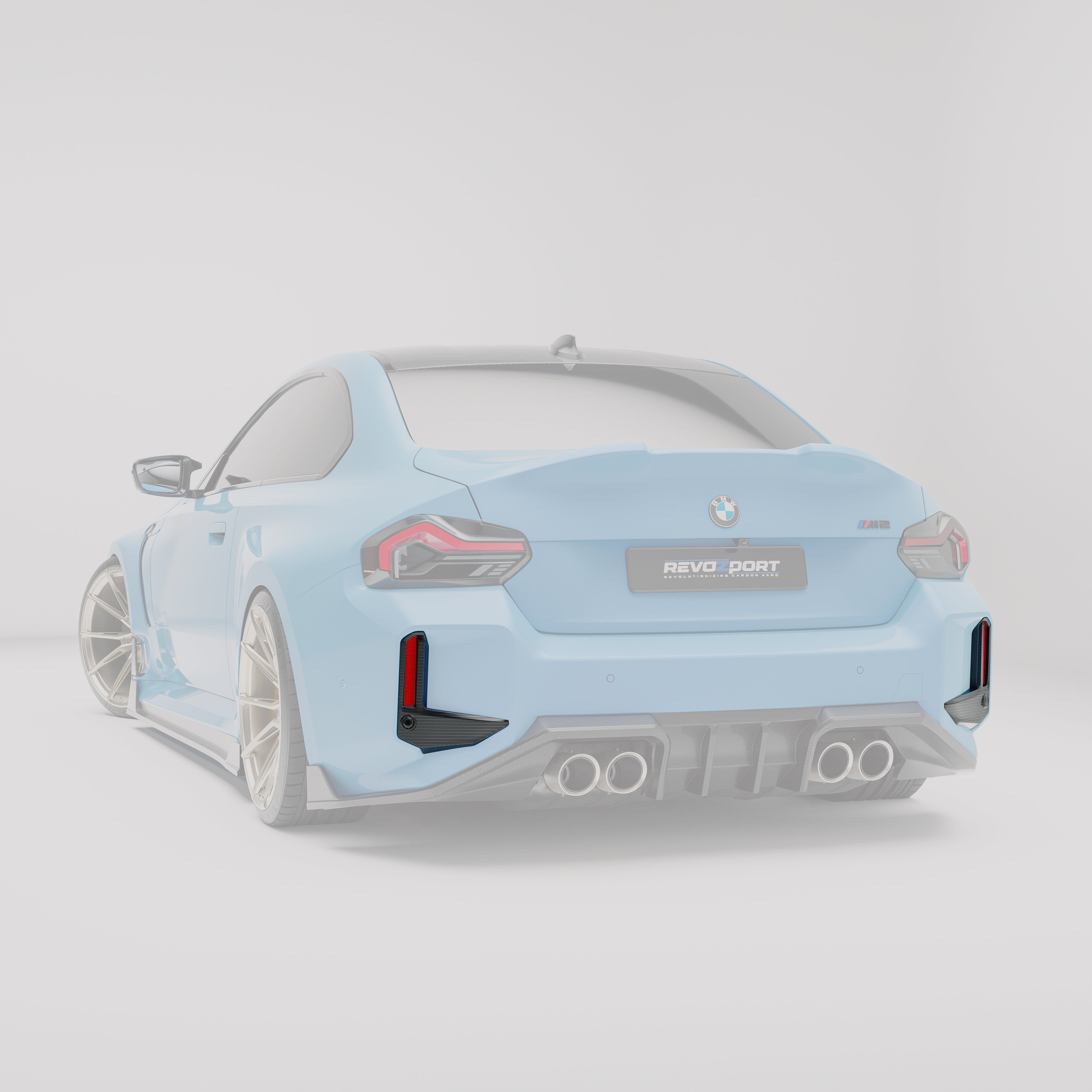 Carbon Fiber Rear Bumper Vents or BMW G87 M2