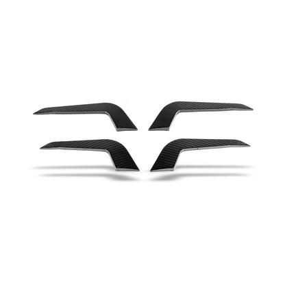 Carbon Fiber Front Bumper Canards for Audi RS5 B9.5 Sportback