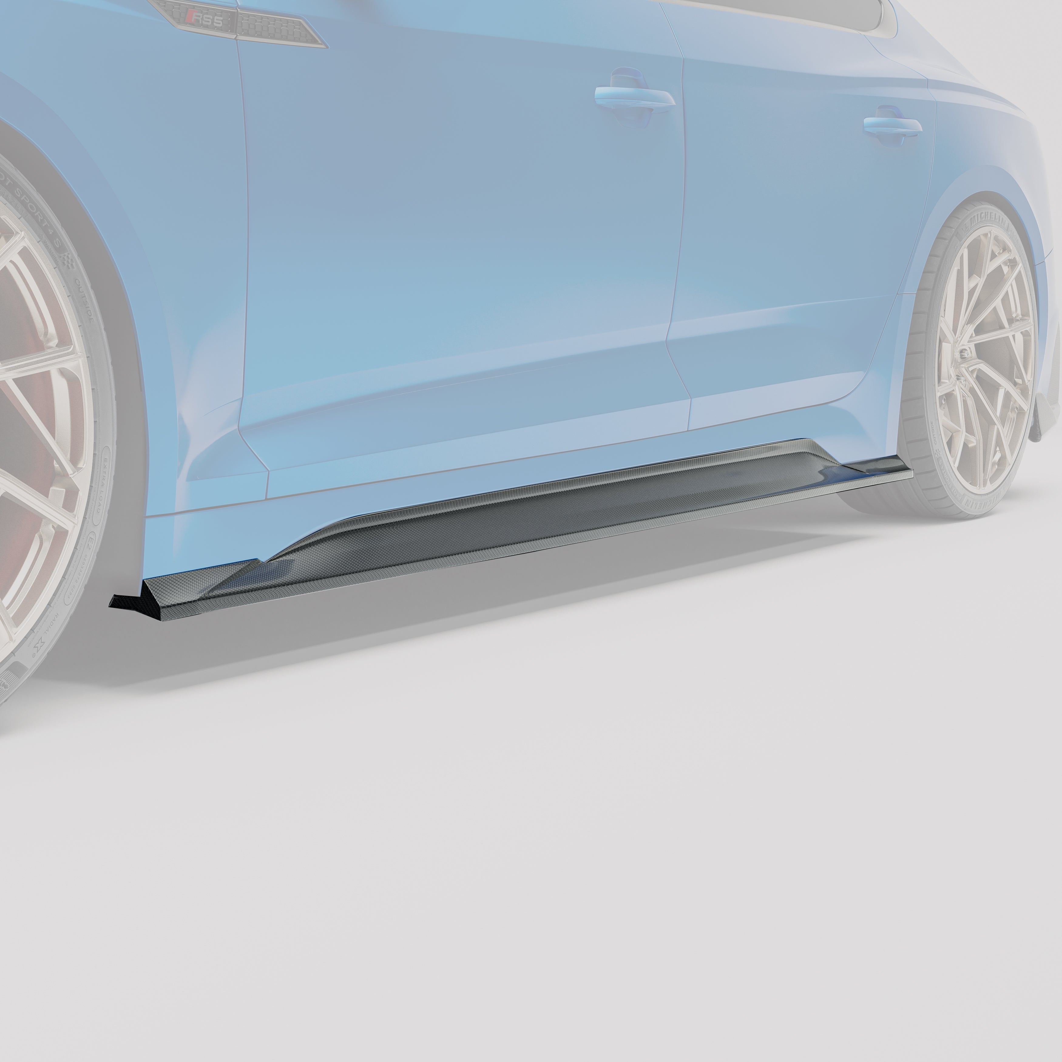 Carbon Fiber Side Skirts for Audi RS5 B9.5 Sportback