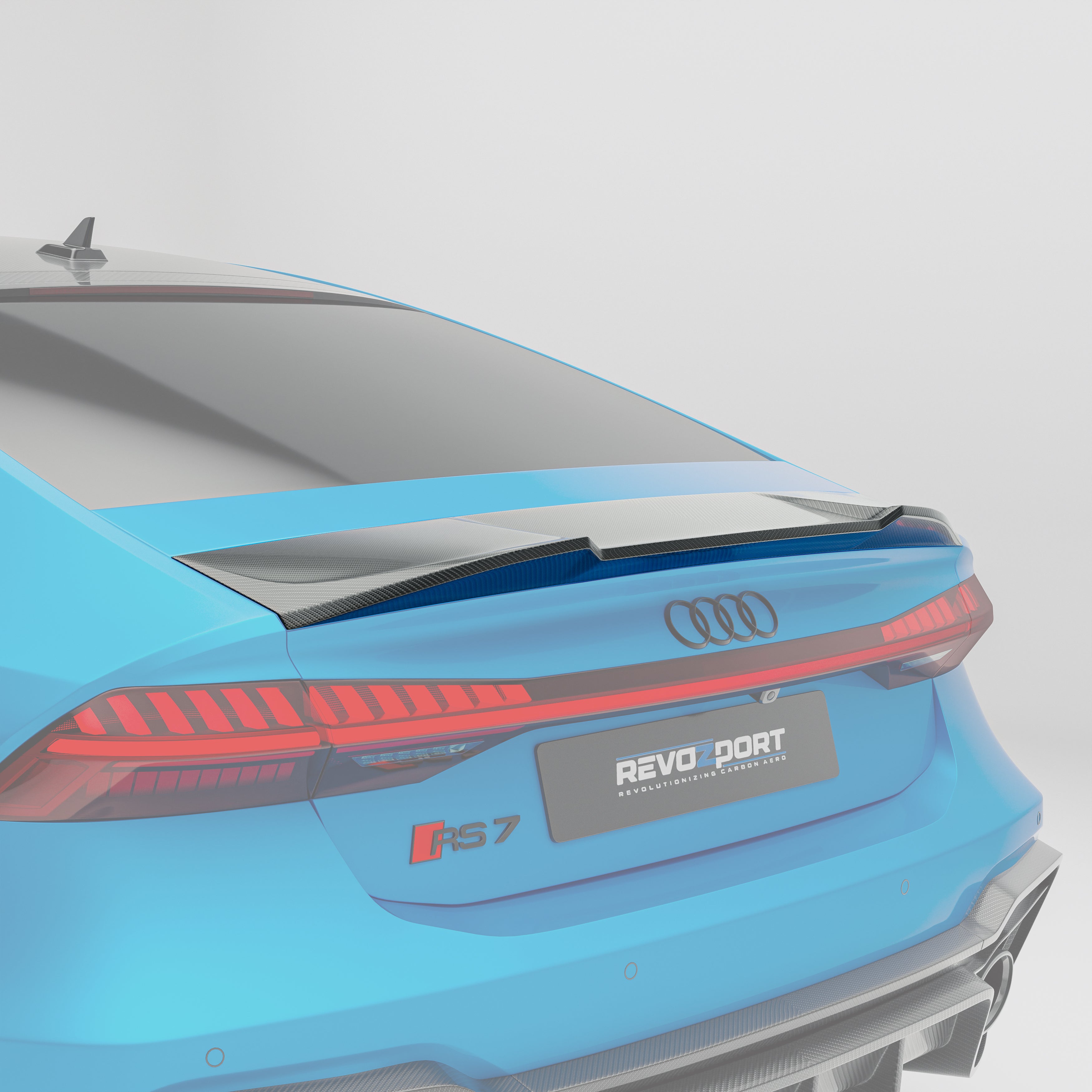 Carbon Fiber Rear Spoiler for Audi RS7 C8